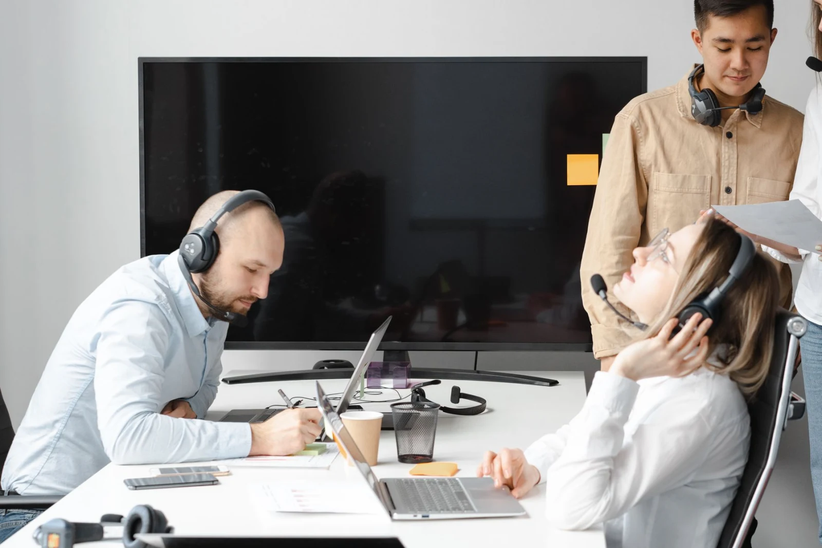 Nexzem consultants on calls with clients